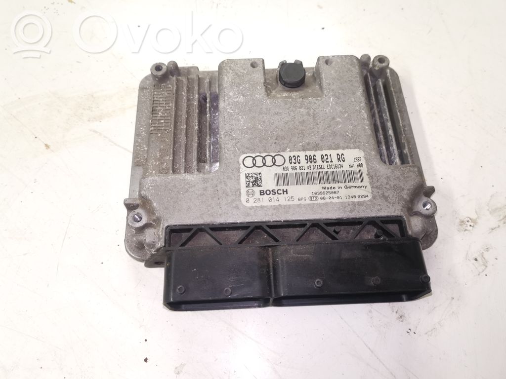 Engine control unit/module   03G906021RG,0281014125