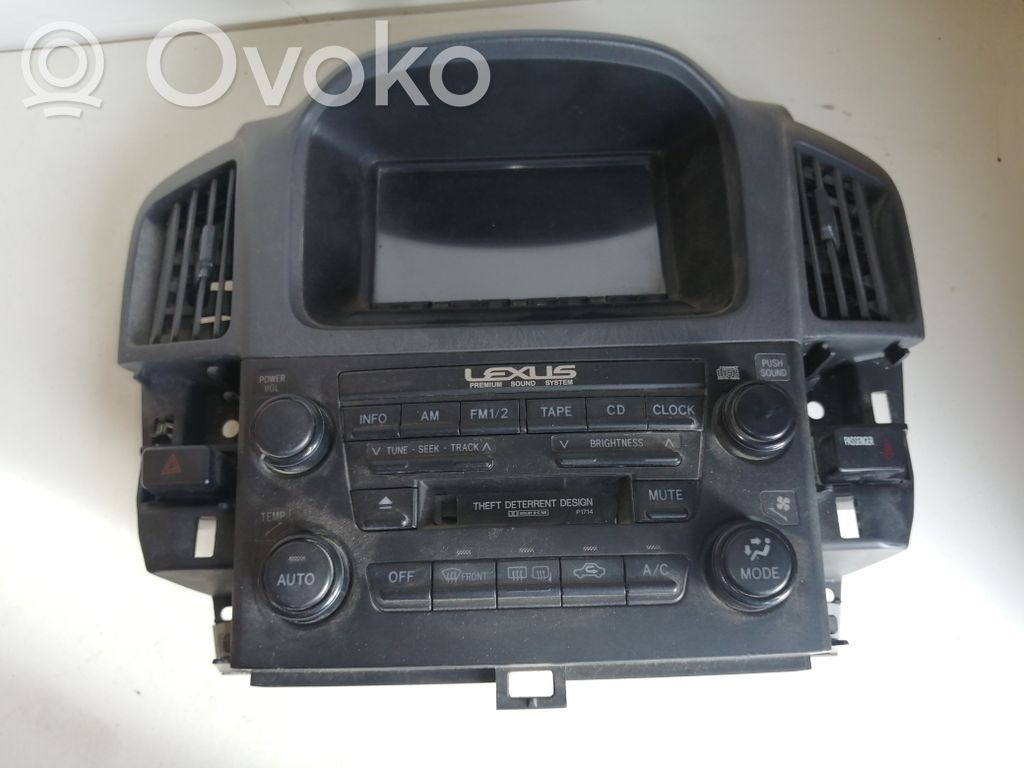 Lexus RX 300 Unidad delantera de radio/CD/DVD/GPS 