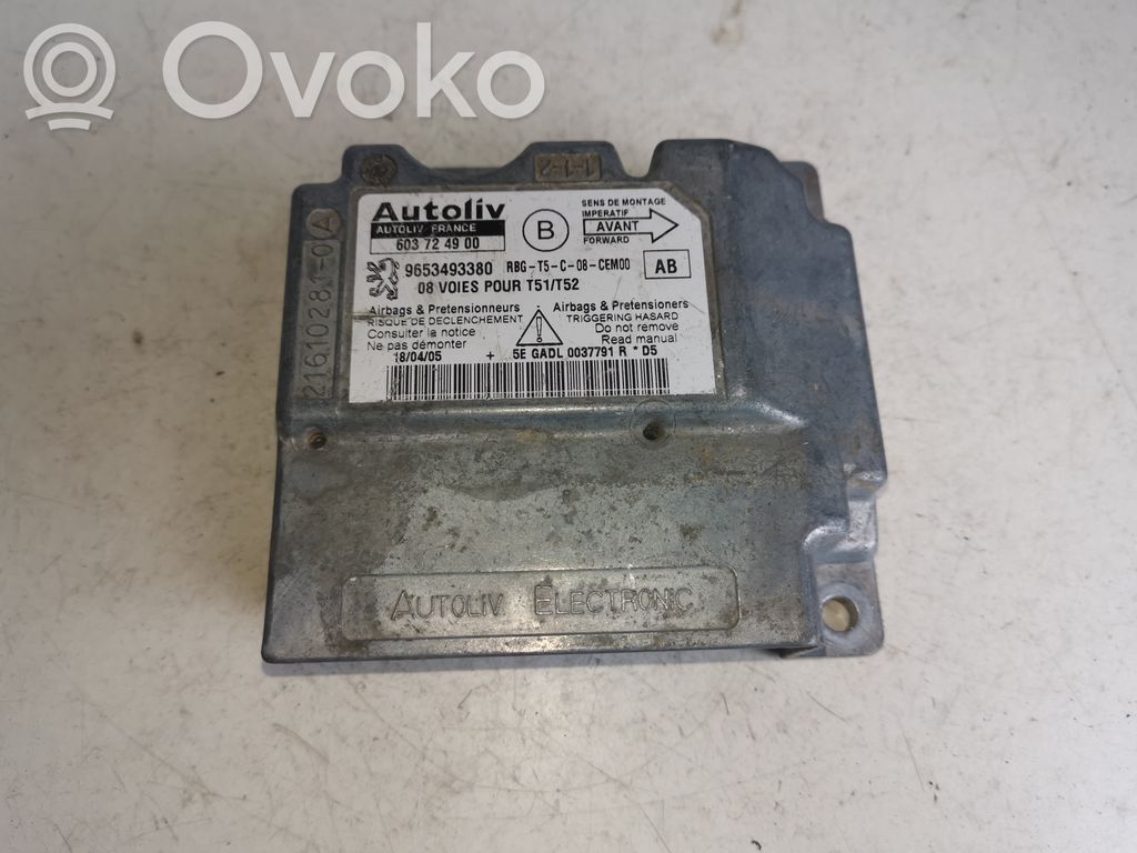 Peugeot 307 Airbag control unit/module 