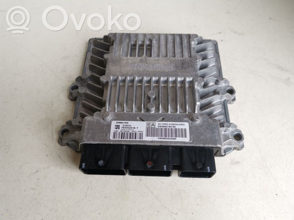 Peugeot 407 Engine control unit/module 