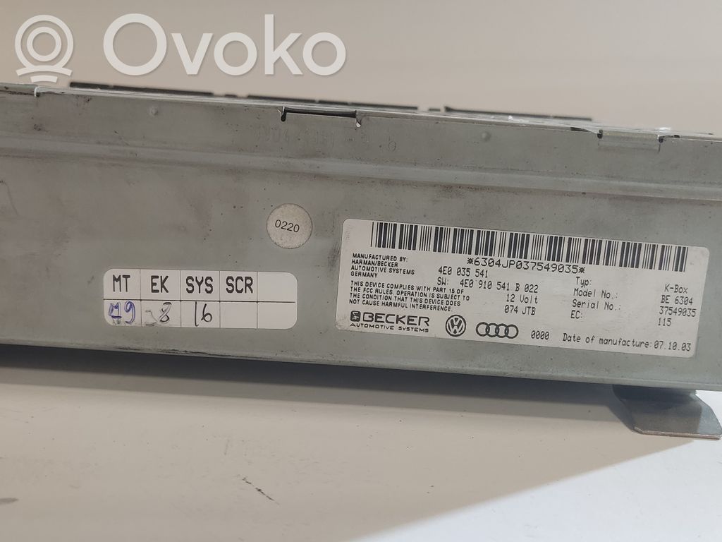 Garso stiprintuvas   4E0035541