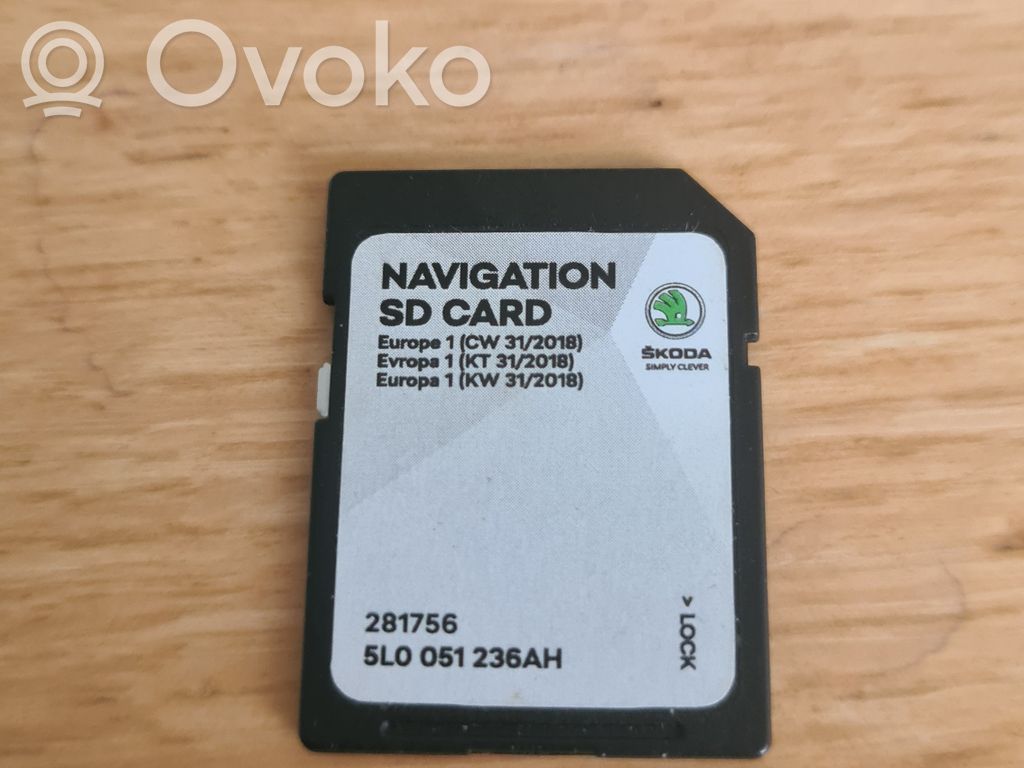 Skoda Octavia Mk3 (5E) Navigation maps CD/DVD 