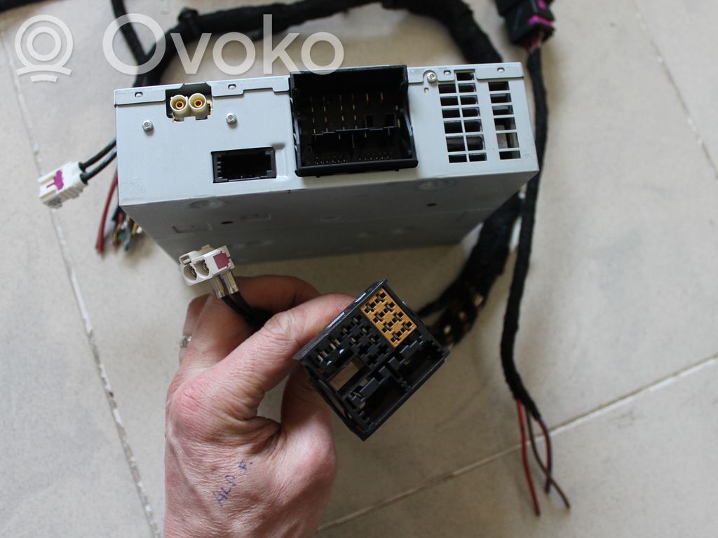Audi A6 S6 C6 4F Telar de cableado del sistema de sonido 