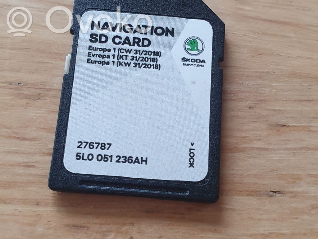 Navigation maps CD/DVD   5L0051236AH,MIB2