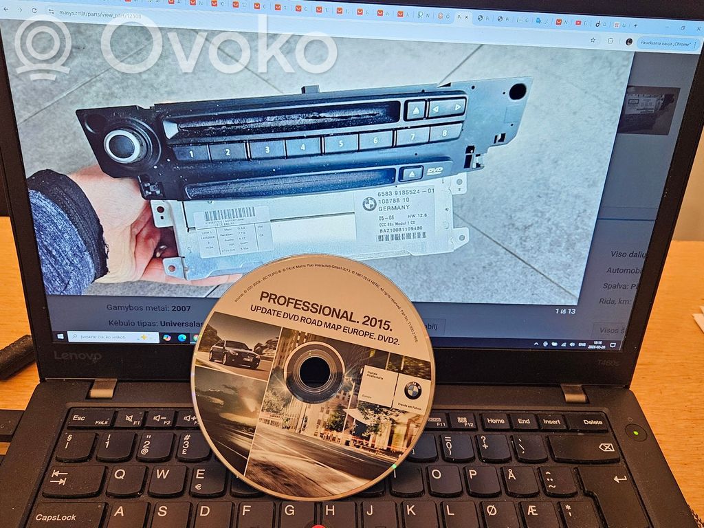 BMW X5 E70 Navigation maps CD/DVD 