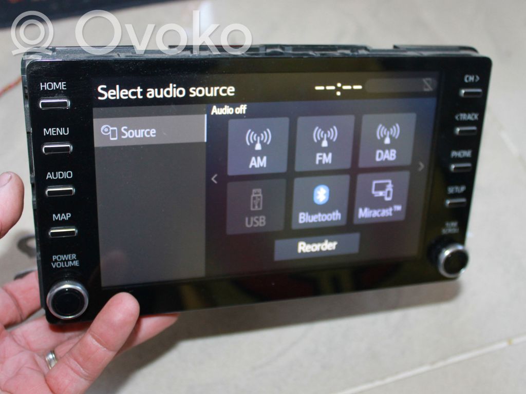Toyota C-HR I Radio/CD/DVD/GPS-pääyksikkö 
