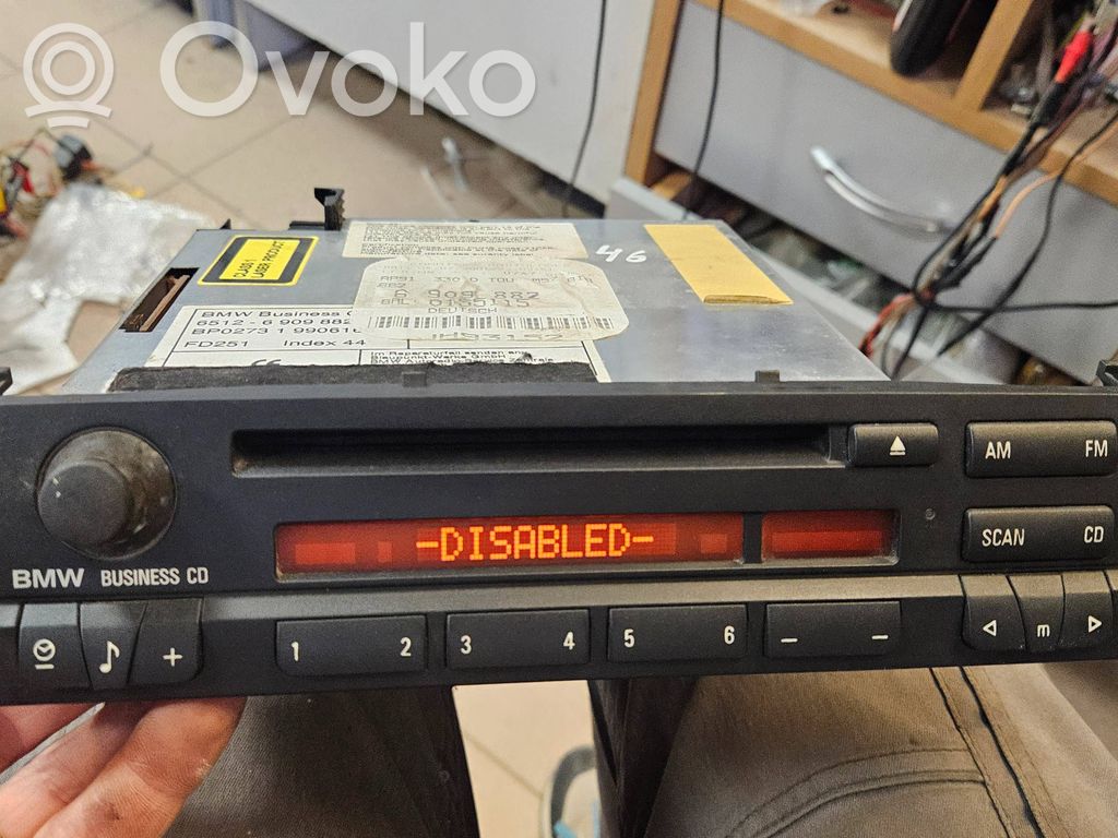 BMW 3 E46 Radio / CD/DVD atskaņotājs / navigācija 