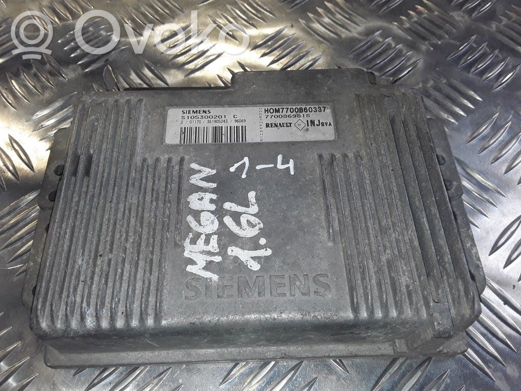Renault Megane I Unitate/modul de control motor 