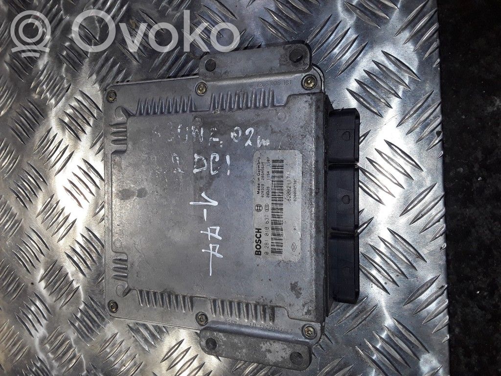 Engine control unit/module   0281010637,8200211711,8200085386