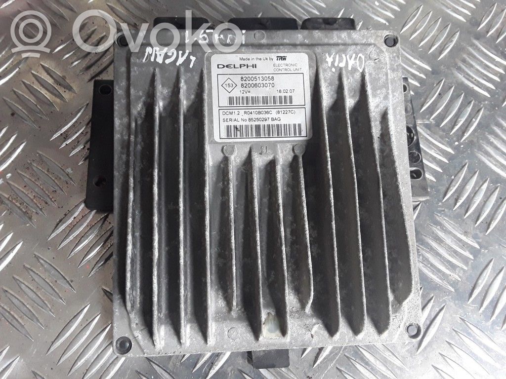 Engine control unit/module   8200513058,8200603070