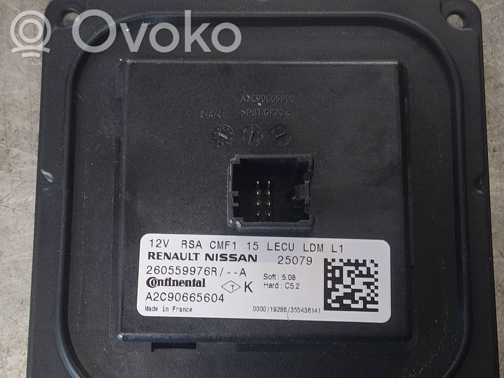 Unité de commande / module Xénon   260559976R,A2C90665604,260559976R