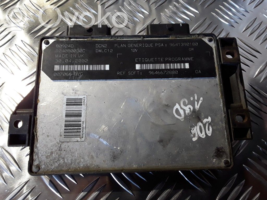 Peugeot 206 Engine control unit/module 