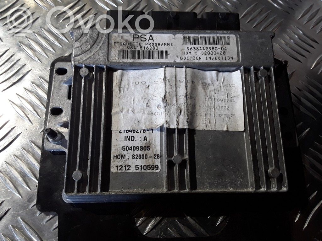 Peugeot 307 Engine control unit/module 