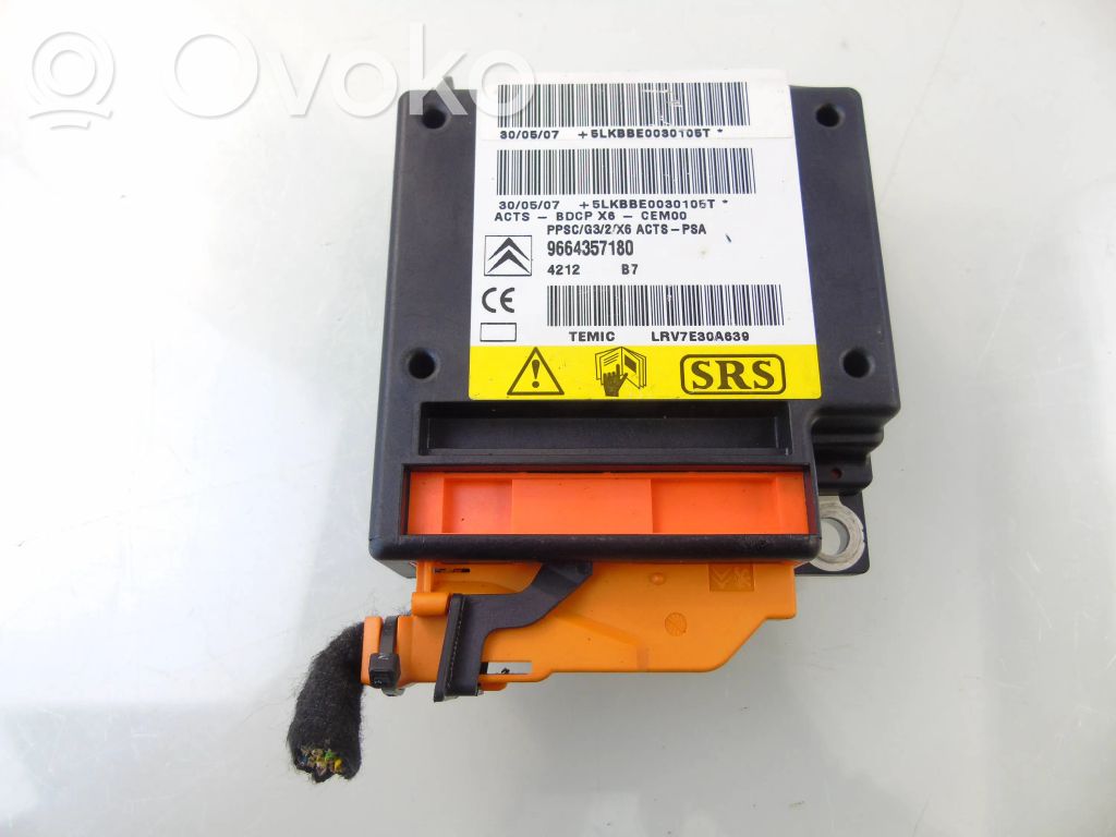 Citroen C6 Airbagsensor Crashsensor Drucksensor 