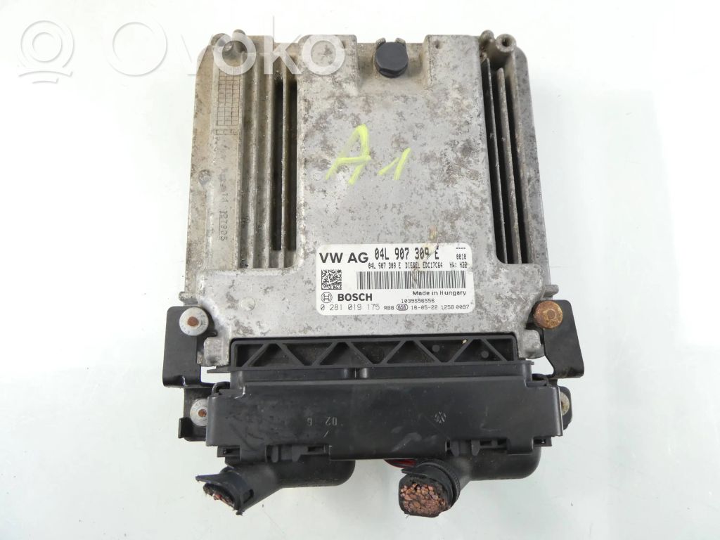 Engine control unit/module   04L907309E,0281019175