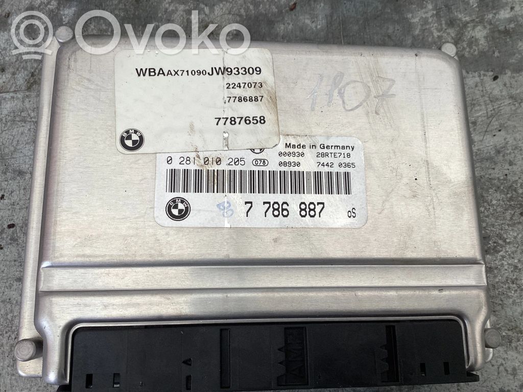 BMW 3 E46 Moottorin ohjainlaite/moduuli 