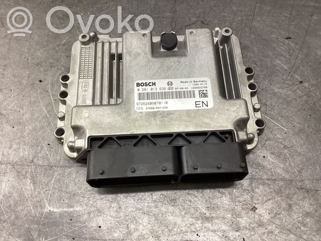 Engine control unit/module   0281013636,97262409070110,1039S23788