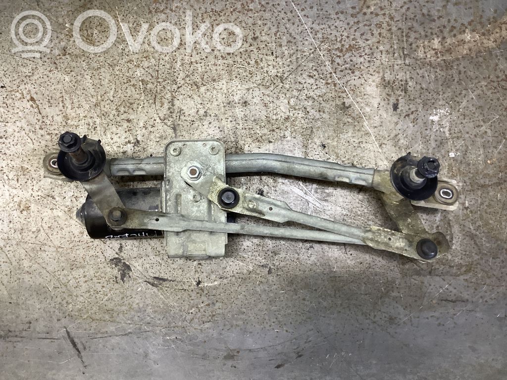 Front wiper linkage