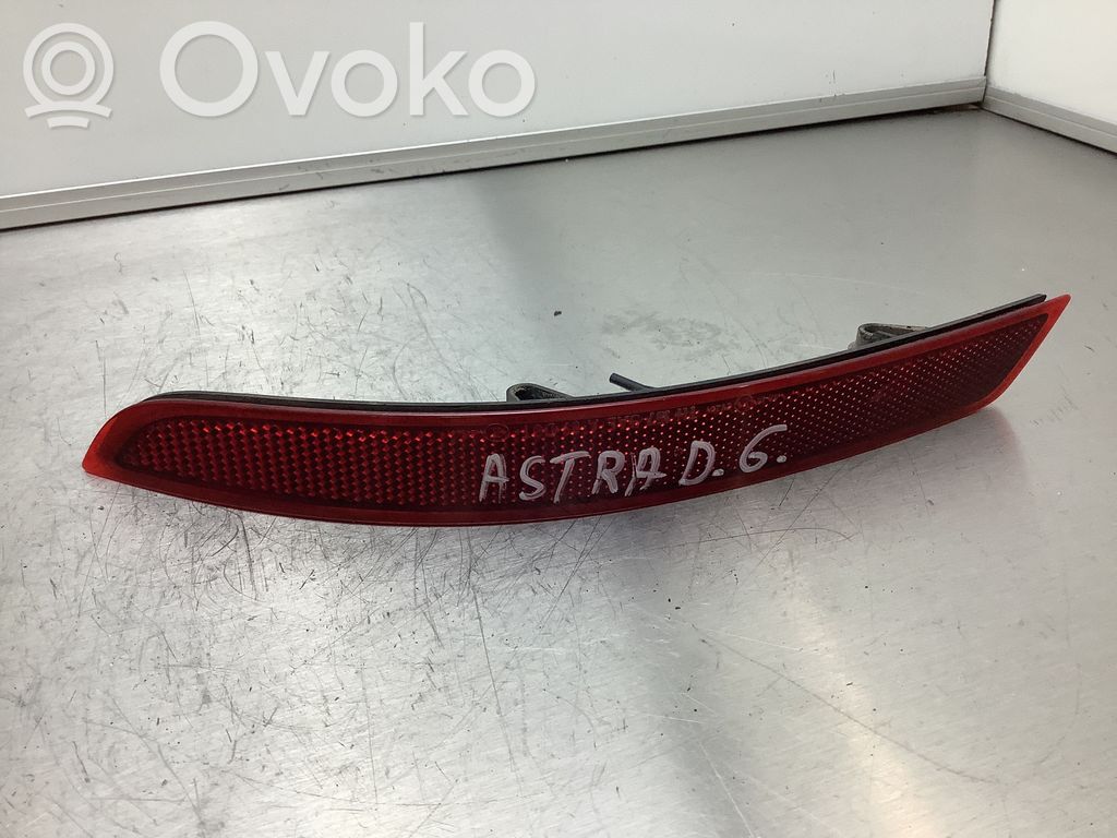 Opel Astra J Odblask lampy tylnej 