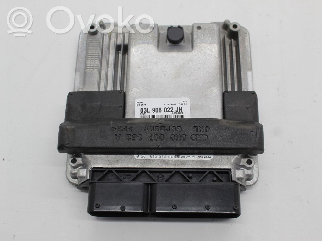 Engine control unit/module   03L906022JN,143KM,2008ROK