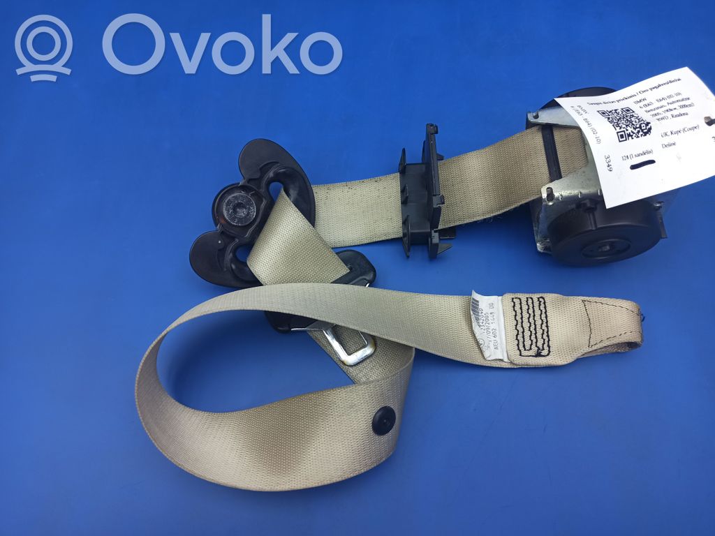 BMW 6 E63 E64 Front seatbelt 