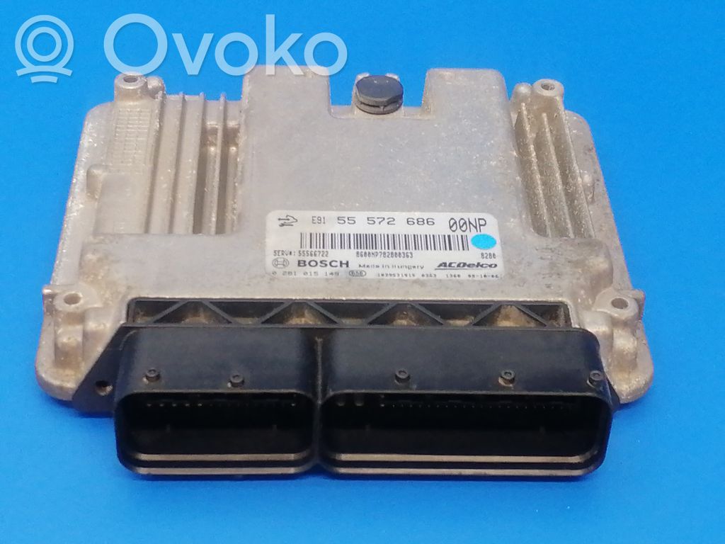 Engine control unit/module   55572686,5557268600NP,0281015149