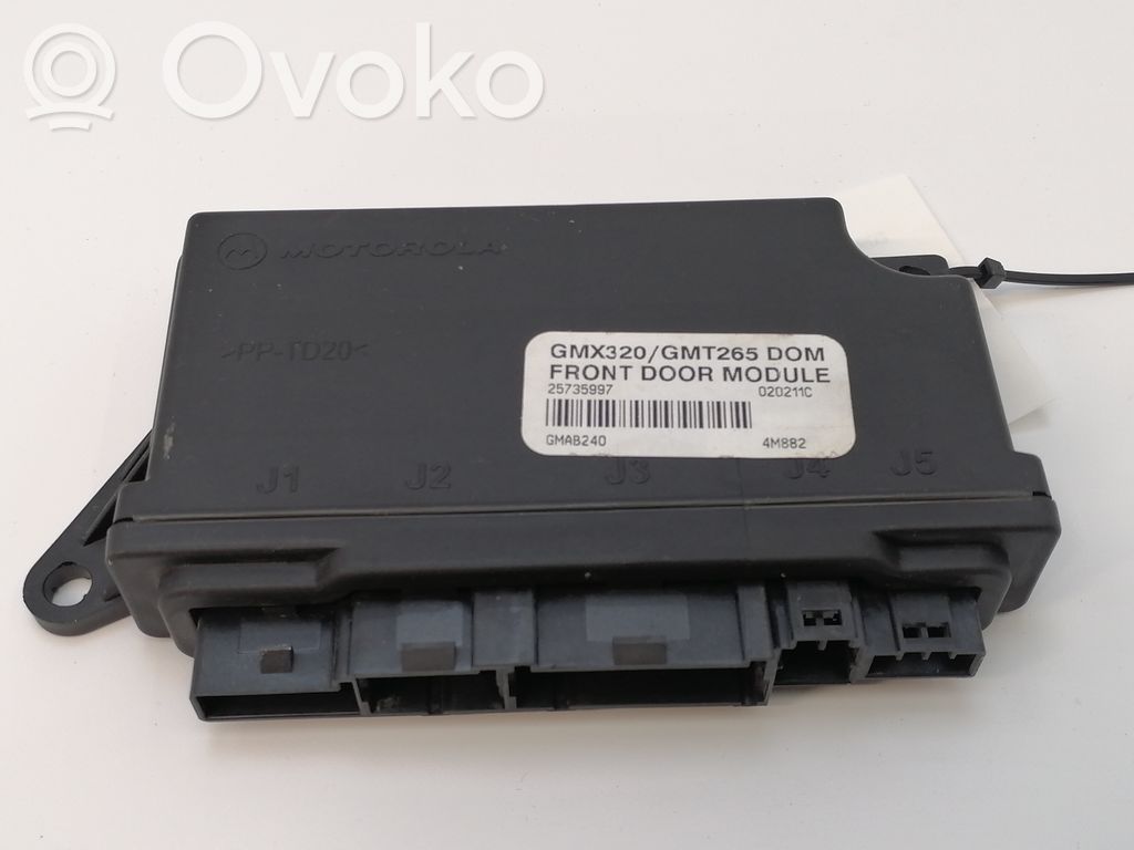 Door control unit/module   25735997,GMX320,GMT265