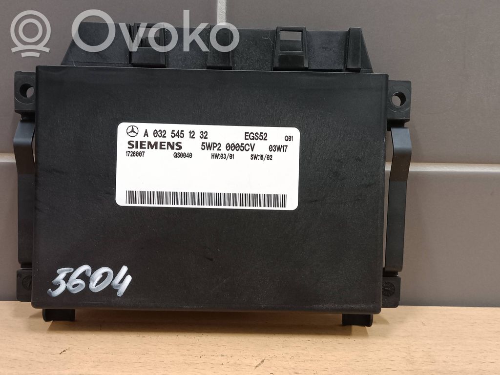 Mercedes-Benz E W211 Unitate/modul de control cutie de viteze 