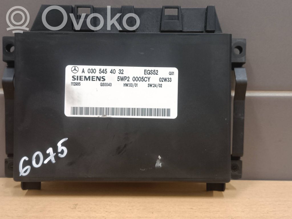 Mercedes-Benz E W211 Gearbox control unit/module 