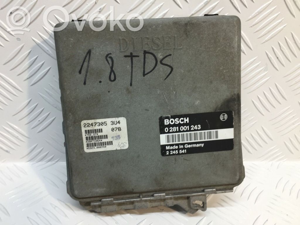 BMW 3 E36 Motorsteuergerät ECU 