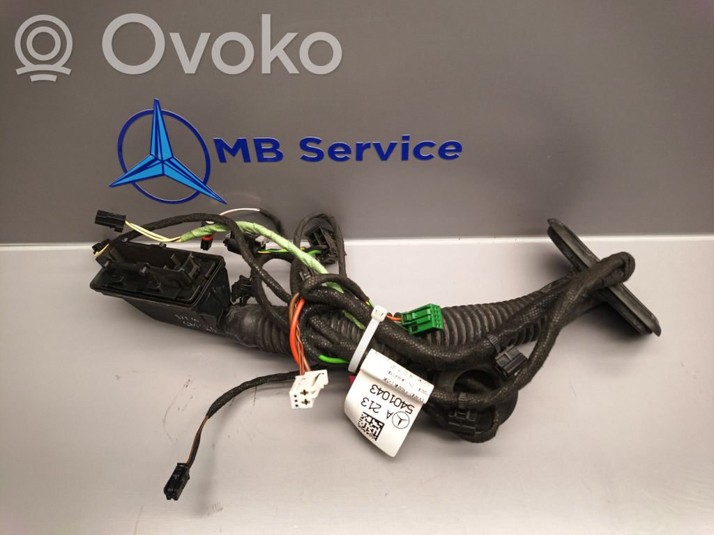 Mercedes-Benz E W213 Wiązka przewodów drzwi tylnych 