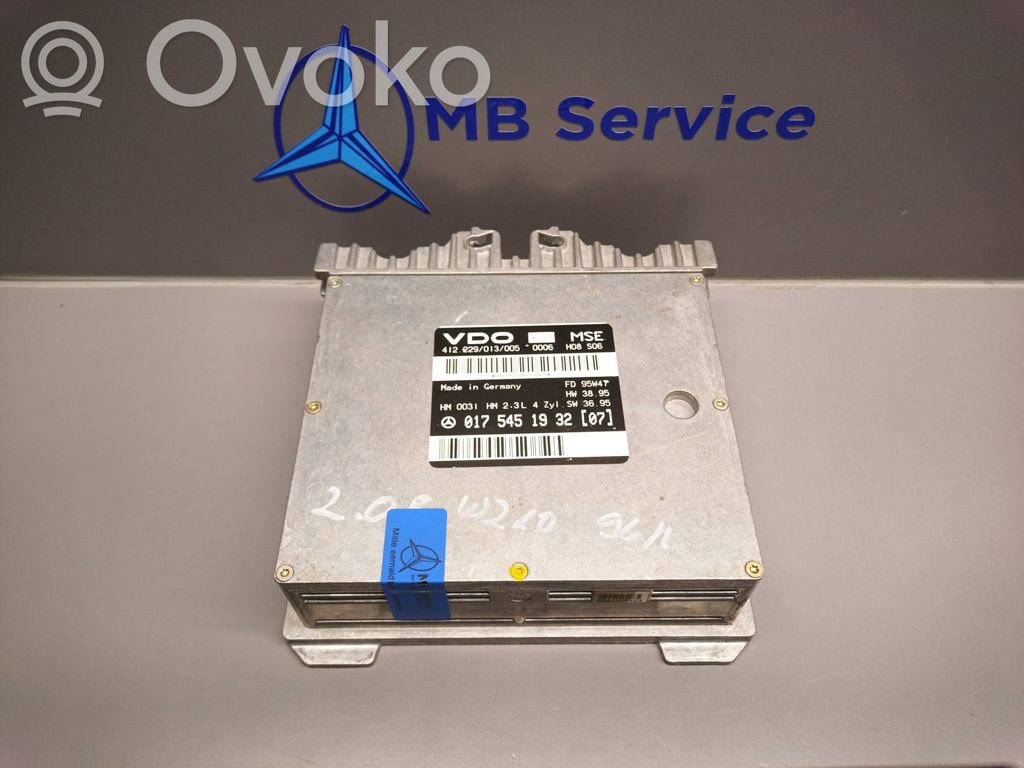Engine control unit/module   0175451932,412229013005,M009250608061