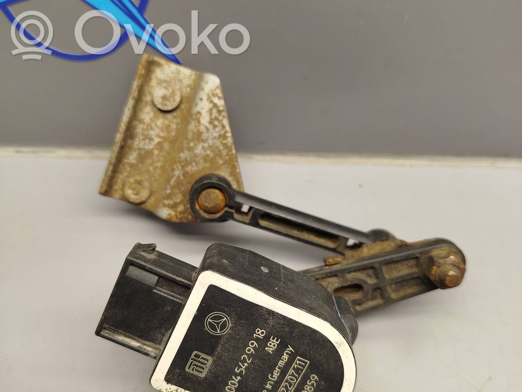 Mercedes-Benz E W212 Rear air suspension level height sensor 