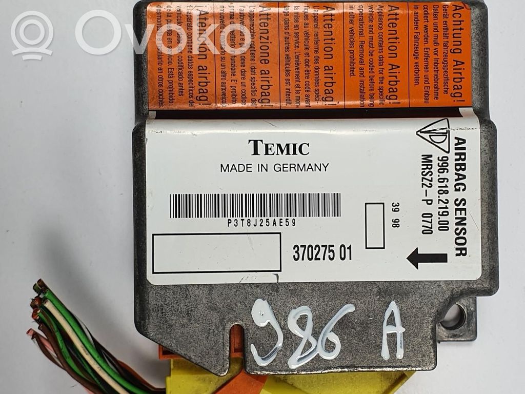 Porsche Boxster 986 Module de contrôle airbag