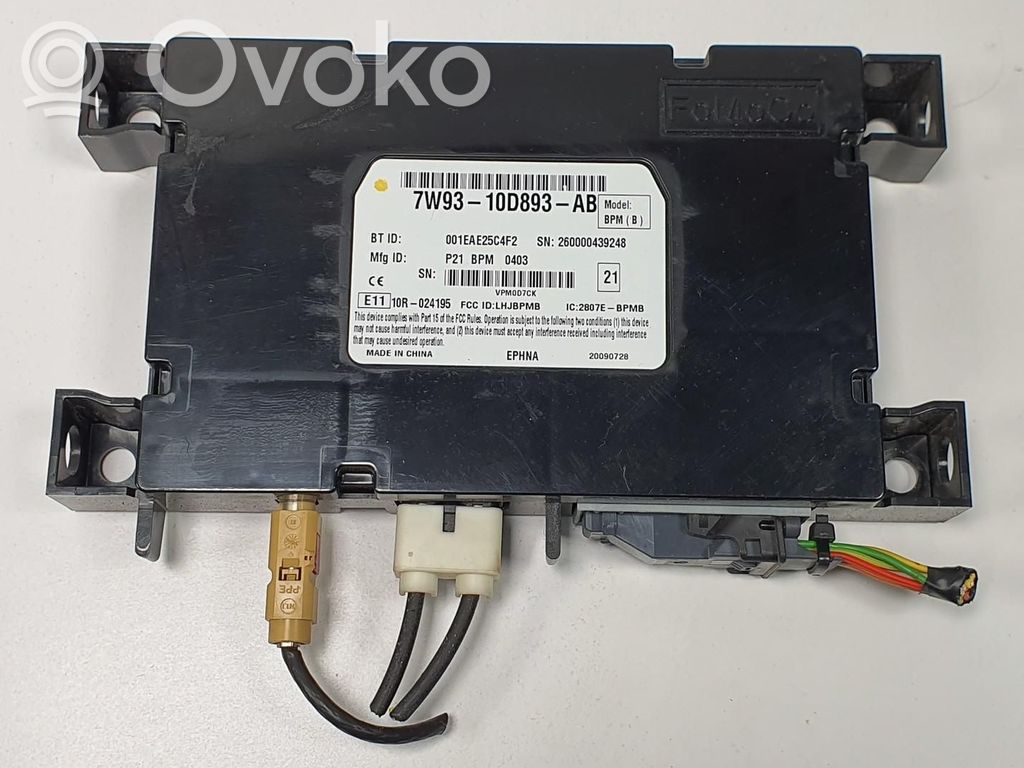 Bluetooth control unit module   7W9310D893AB,7W9310D893AB