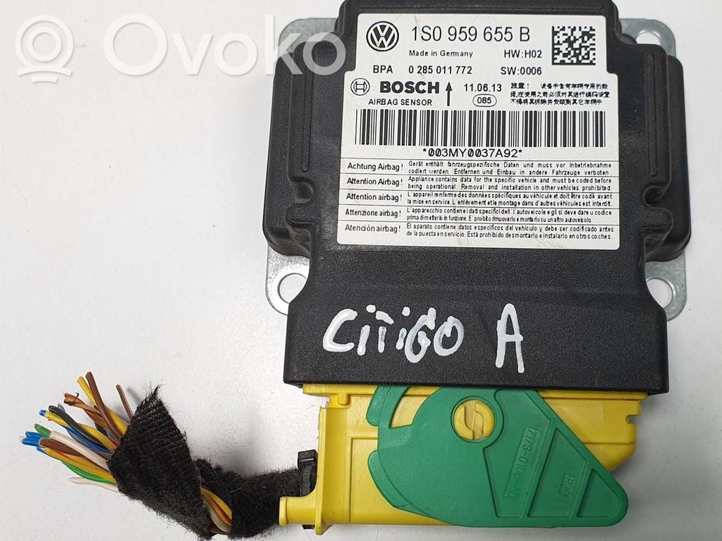 Skoda Citigo Unitate/modul de comandă airbaguri