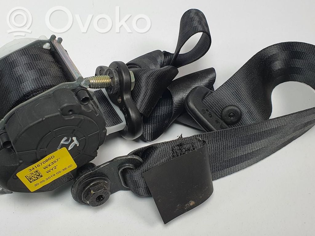 Renault Twingo III Ceinture de sécurité arrière