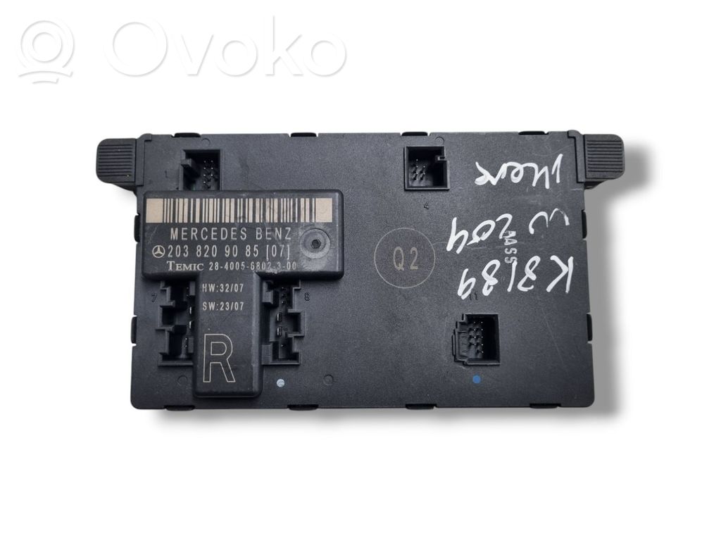 Mercedes-Benz CLC CL203 Door control unit/module 