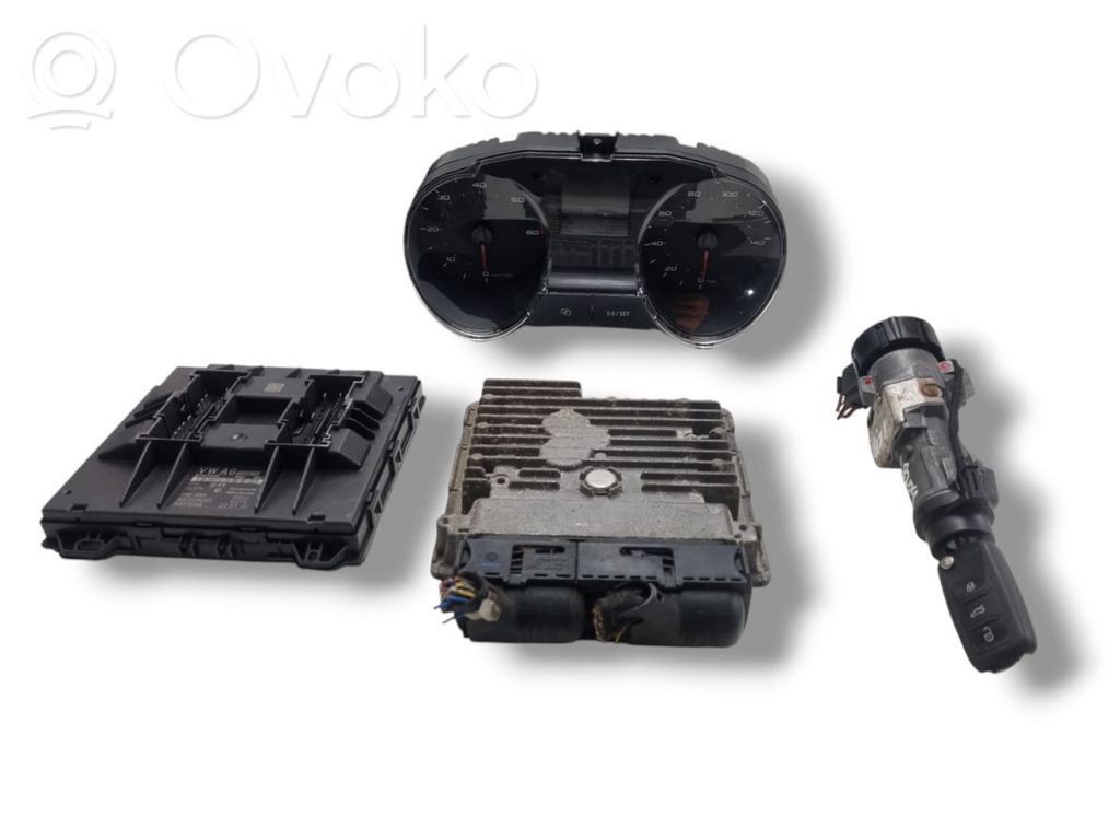 Seat Ibiza IV (6J,6P) Komputer / Sterownik ECU i komplet kluczy 