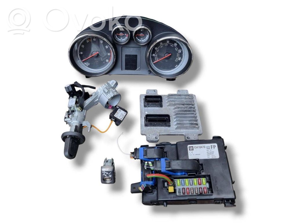 Engine ECU kit and lock set   12654172