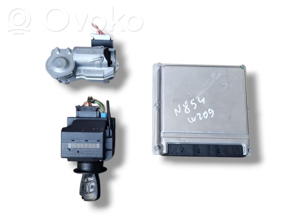Mercedes-Benz CLK A209 C209 Kit cu ECU motor și set închidere uși 