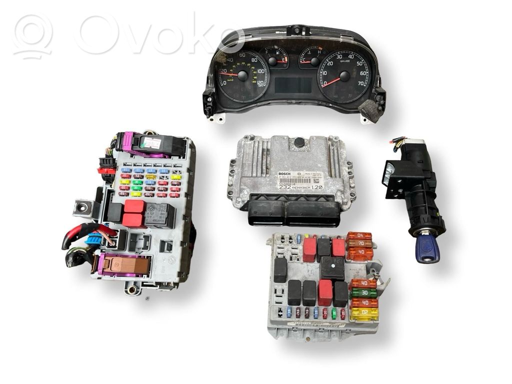 Fiat Doblo Engine ECU kit and lock set 
