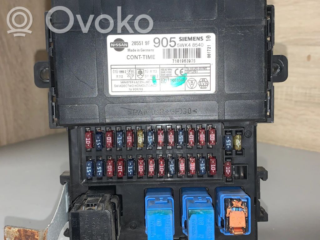 Nissan Primera Fuse box set 