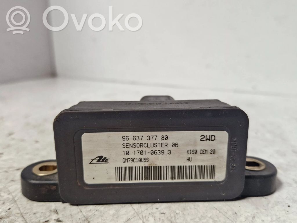Peugeot 207 CC ESP acceleration yaw rate sensor 