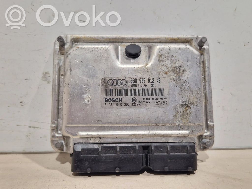 Engine control unit/module   038906012AB,28SA4266,0281010203