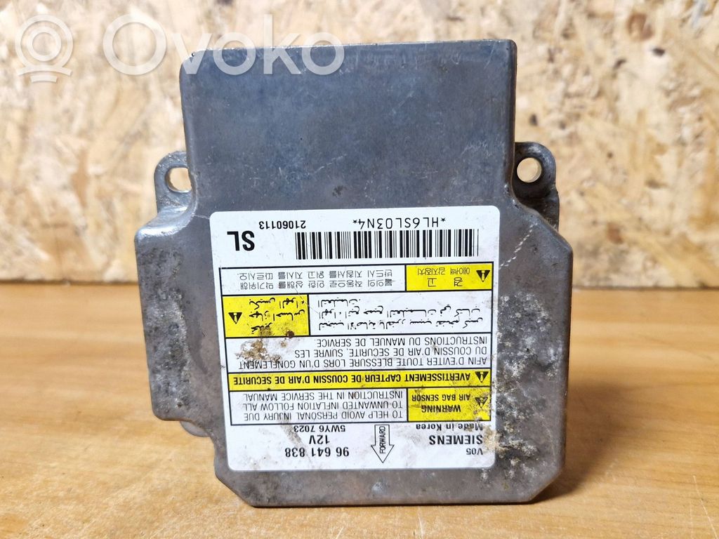 Chevrolet Epica Airbag control unit/module 