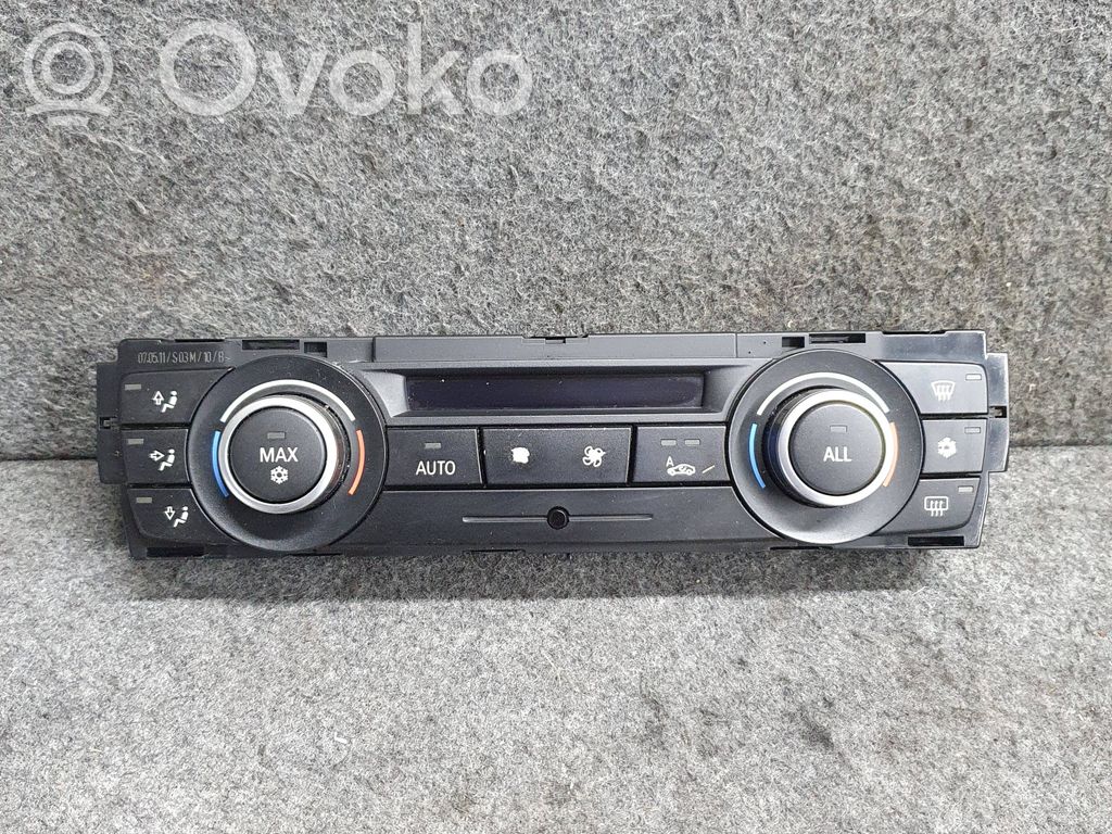 BMW 3 E90 E91 Climate control unit 