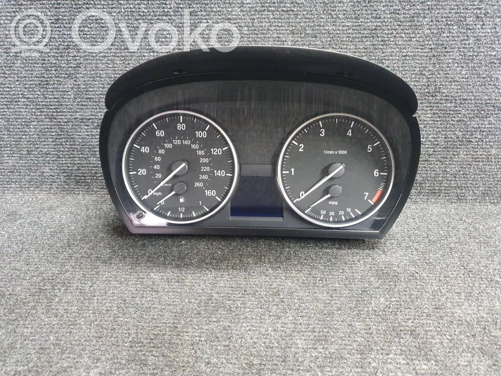 BMW 3 E90 E91 Speedometer (instrument cluster) 