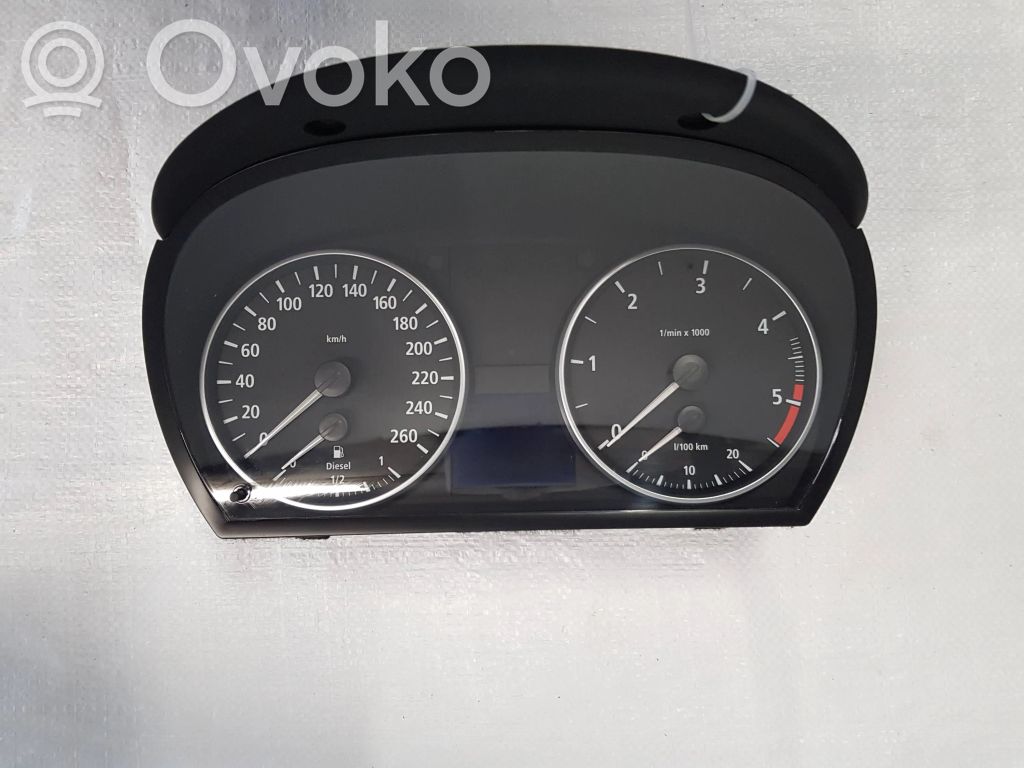 BMW 3 E90 E91 Speedometer (instrument cluster) 