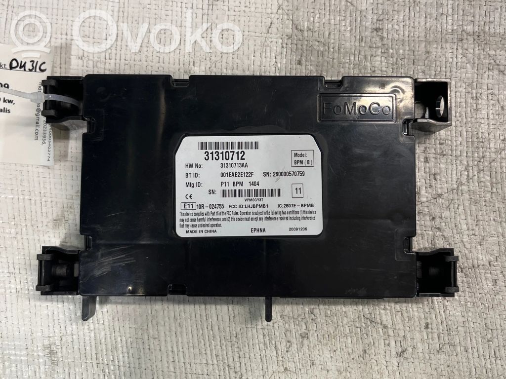 Bluetooth control unit module   31310713AA,31310712,001EEE2E122F